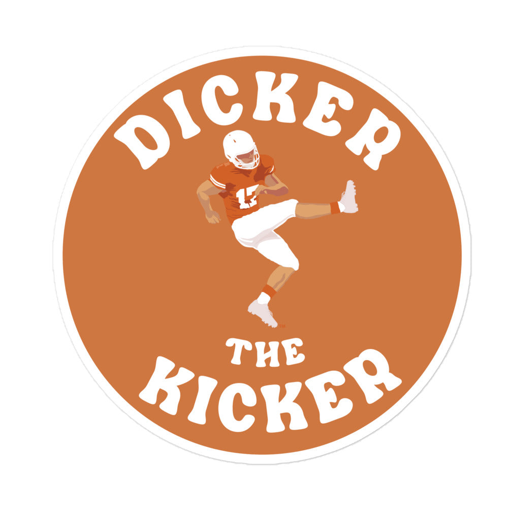 DICKER THE STICKER (ROUND)